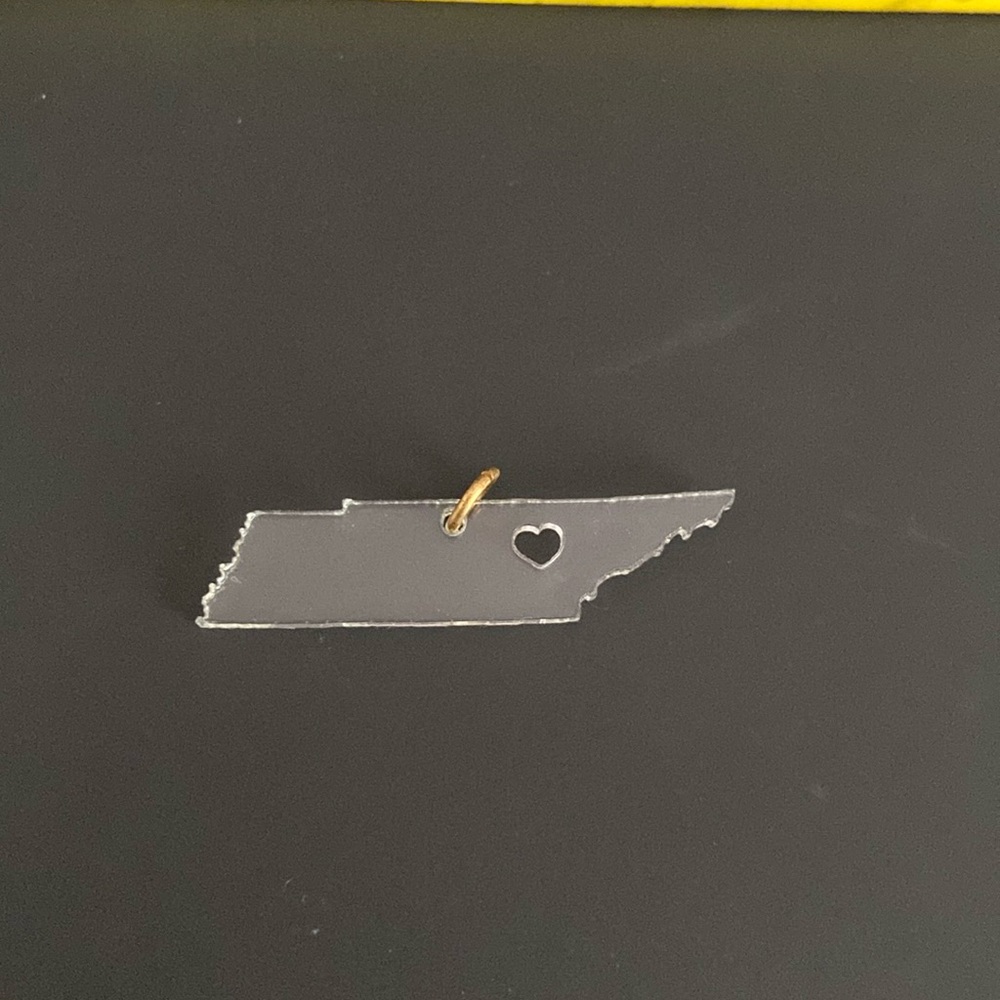 Acrylic Tennessee State Charm
